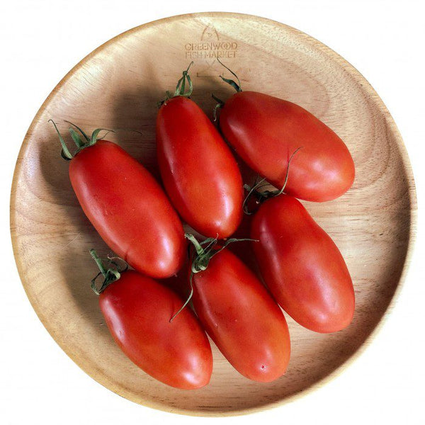 Sweet and juicy Torino tomatoes, great for fresh sauces or salads.