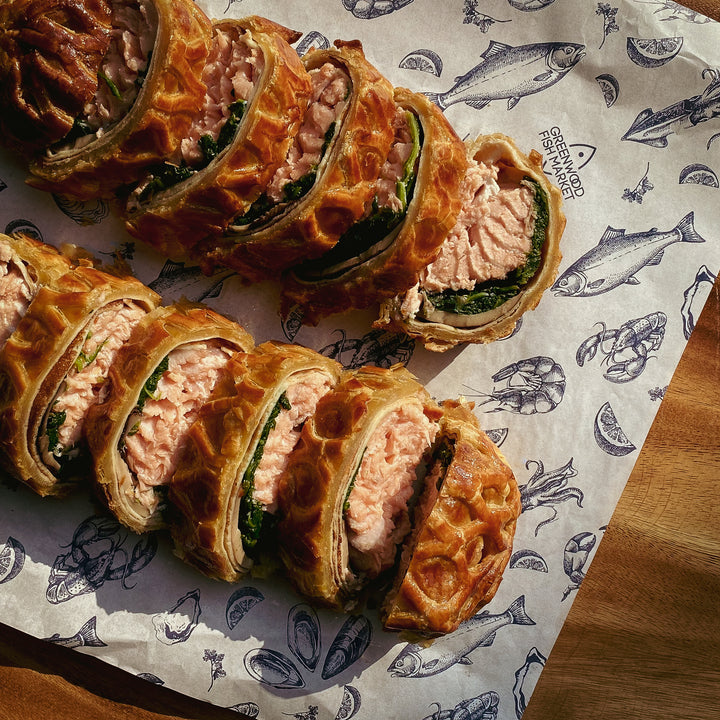 Salmon Wellington [1kg, 2-4 pax] - Greenwood Fish Market