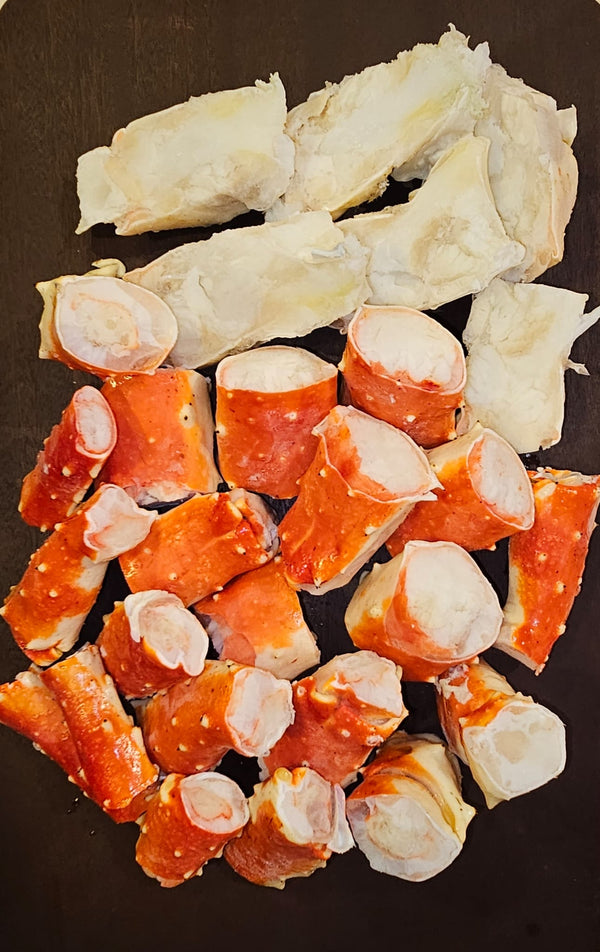 Ready-to-Eat King Crab Leg Mixed Parts Alaska [500g] - Greenwood Fish Market