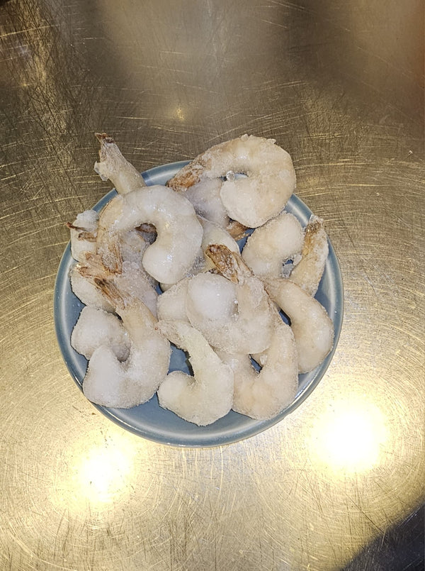 Frozen Shrimps Peeled Tail-On [500g] - Greenwood Fish Market