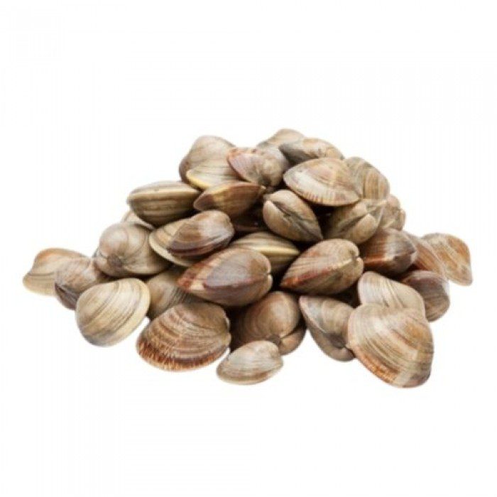 1kg of live oriental clams, versatile for steaming, soups, or stir-fries.